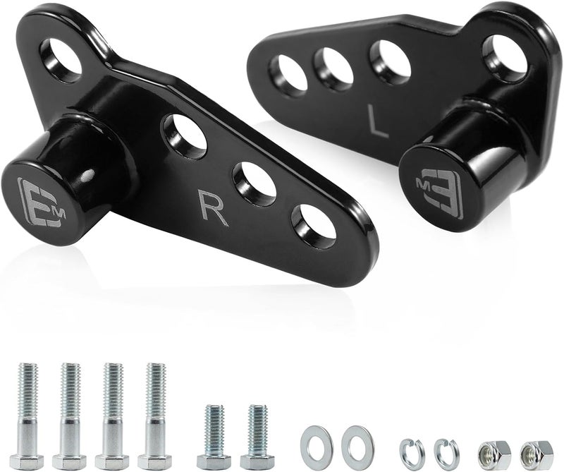 Eumti Motorcycle Rear Lowering Kits Adjustable 1"2"3" Compatible with Harley Touring Standards Street Glide Electra Glide Ultra Glide Road King 2002-2016 - Image 1